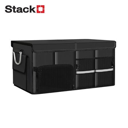 กล่องผ้าเก็บของท้ายรถ STACKO GLAMOR 57X33X29 ซม. สีดำ_0