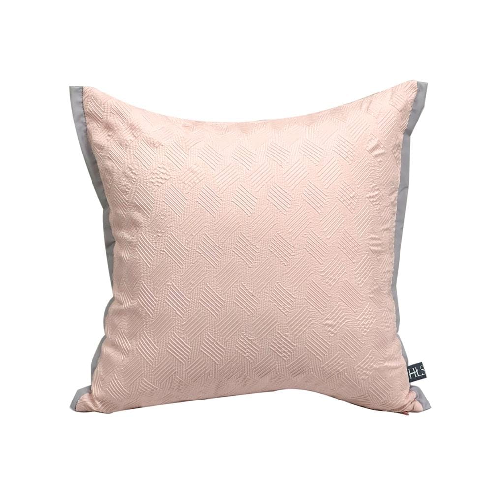 หมอนอิง HOME LIVING STYLE CROSBY 17X17 นิ้ว สีชมพู
