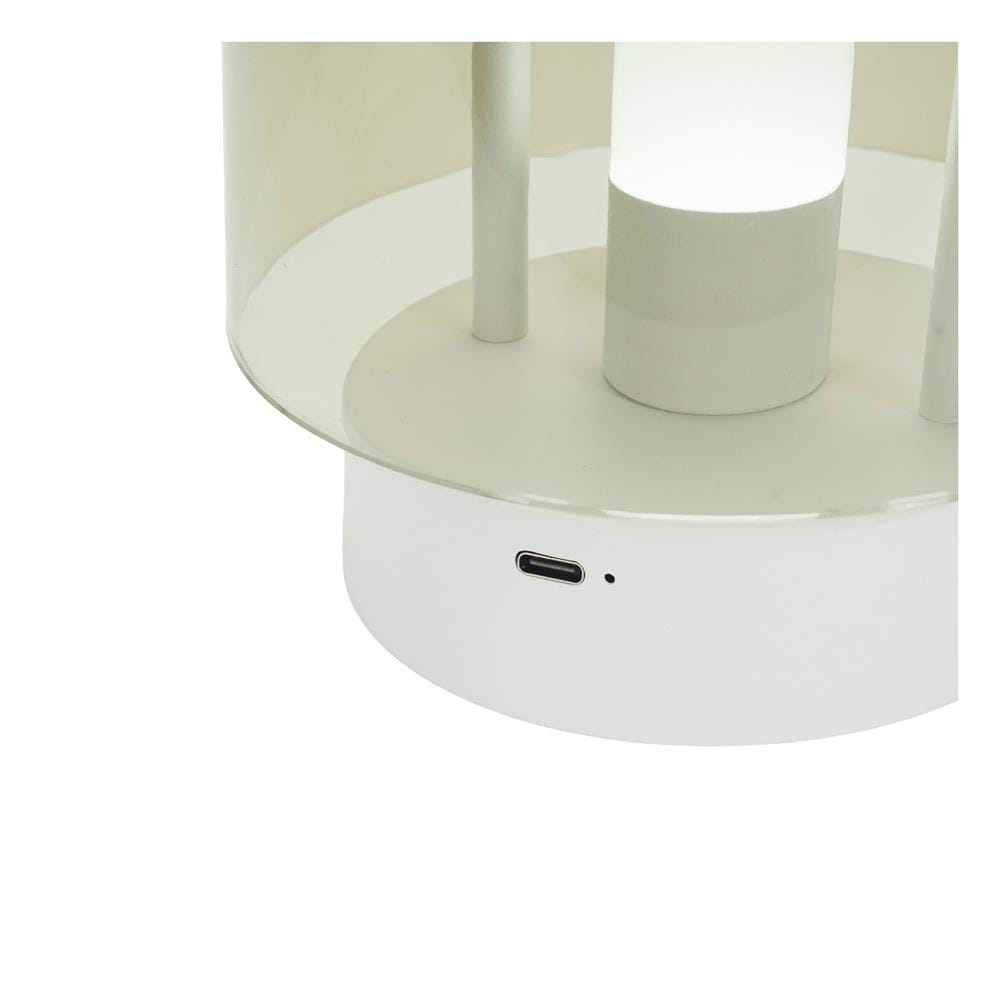 ไฟตั้งโต๊ะ LED CARINI RT249292WH 3 วัตต์ สีเทา/ขาว