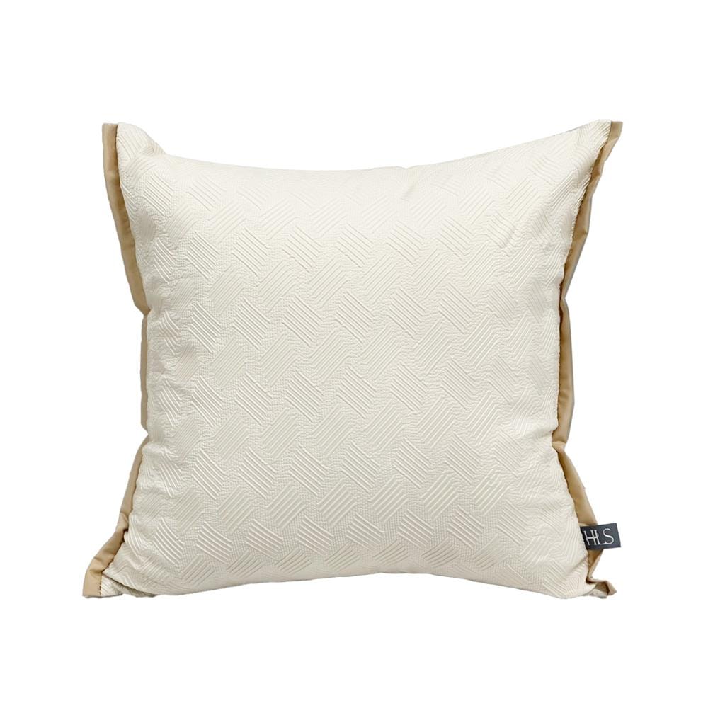 หมอนอิง HOME LIVING STYLE CROSBY 17X17 นิ้ว สีครีม_1
