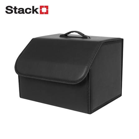 กล่องหนังเก็บของท้ายรถ STACKO GLAMOR 30X31X29 ซม. สีดำ_1