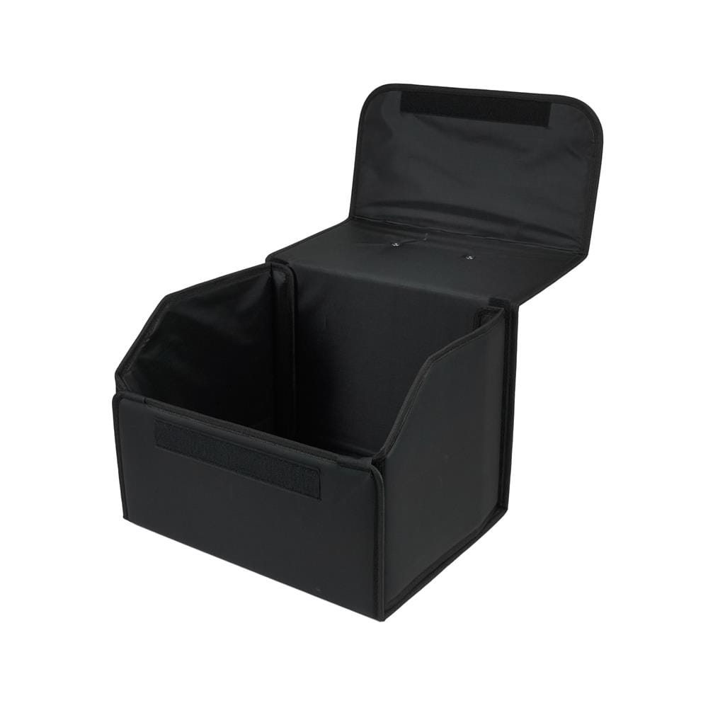 กล่องหนังเก็บของท้ายรถ STACKO GLAMOR 40X31X29 ซม. สีดำ