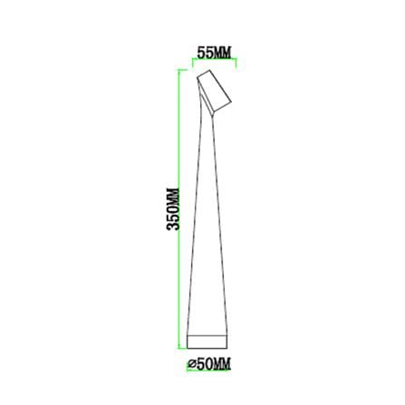ไฟตั้งโต๊ะ LED CARINI T240890WH 3 วัตต์ สีขาว_6