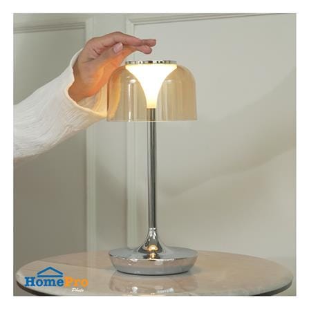 ไฟตั้งโต๊ะ LED CARINI RT230357 3 วัตต์ สีใส/เงิน_4