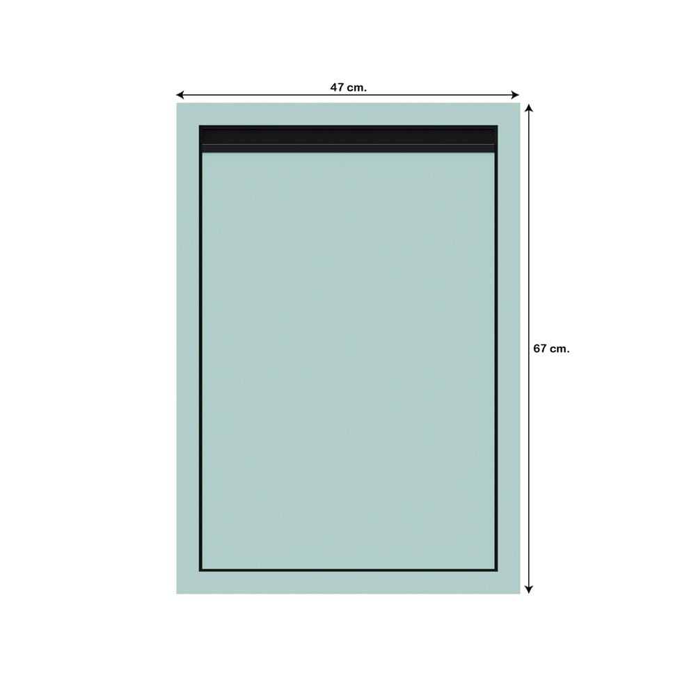 บานซิงค์เดี่ยวเรียบ JUPITER JUVENTAS 47x67 ซม. สีเขียว