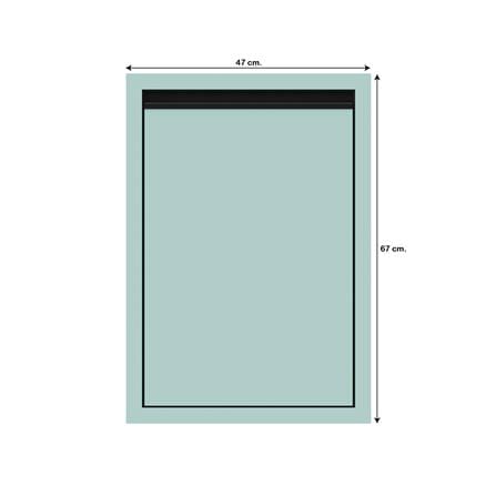 บานซิงค์เดี่ยวเรียบ JUPITER JUVENTAS 47x67 ซม. สีเขียว_3