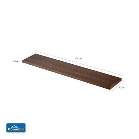 แผ่นชั้นไม้เมลามีน STACKO 120X20X1.6 ซม. โคลัมเบีย วอลนัท_4