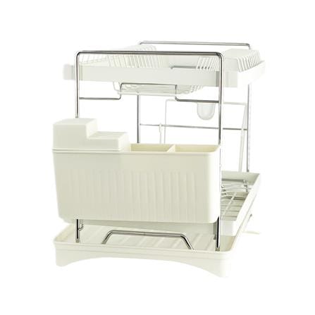 ชั้นคว่ำจาน 2 ชั้น KECH CREAMY 42X30X36 ซม._1