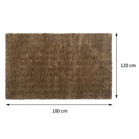 พรม HOME LIVING STYLE MOSS 120X180 ซม. สีน้ำตาลเข้ม_7