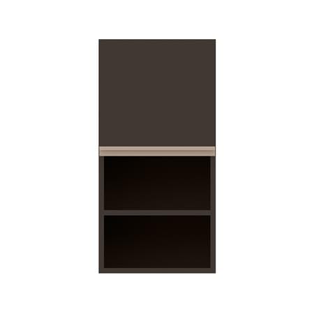 ตู้แขวนเดี่ยวเรียบช่องโล่ง S1 JUPITER JUVENTAS 40x80 ซม. สีน้ำตาล_0