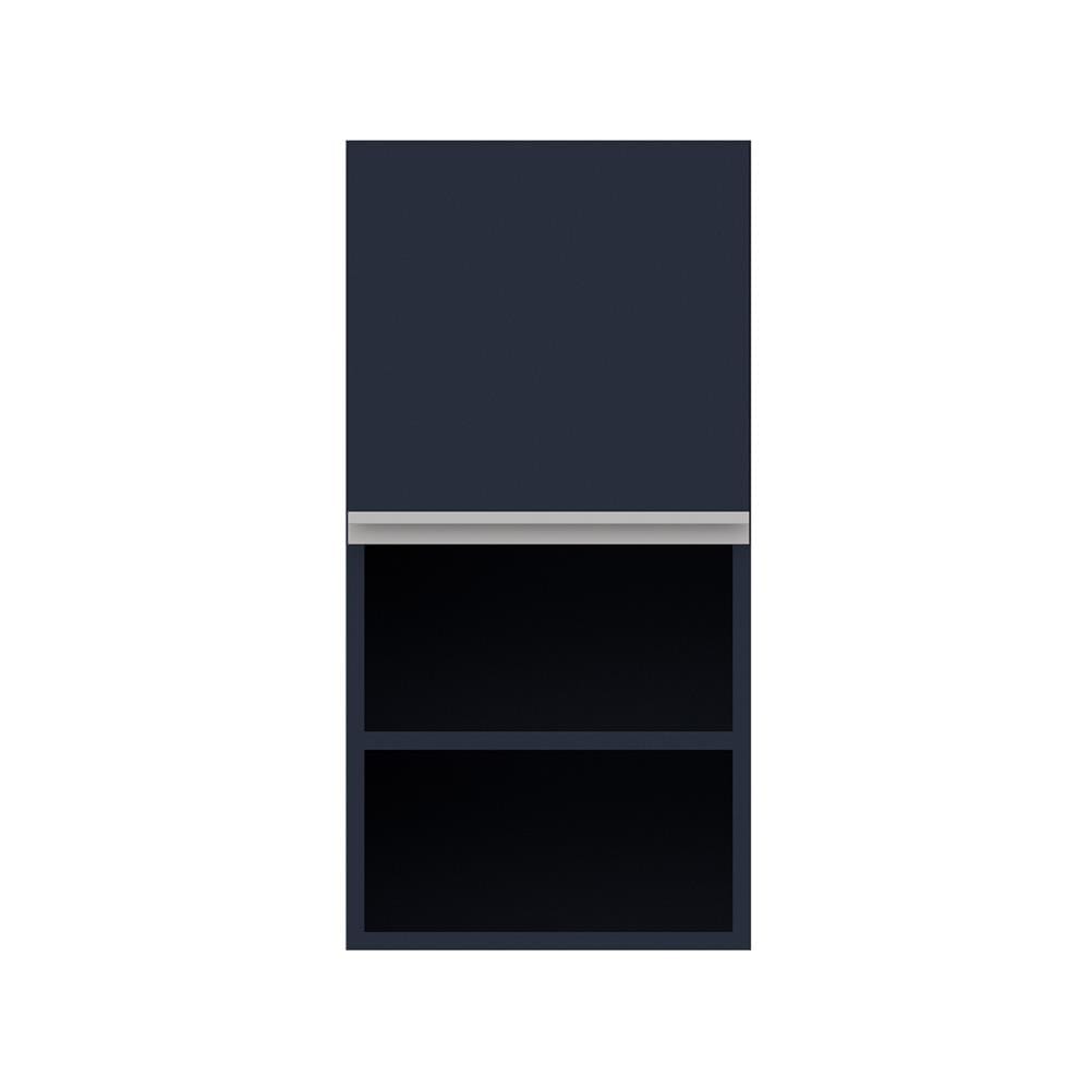 ตู้แขวนเดี่ยวเรียบช่องโล่ง S1 JUPITER JUVENTAS 40x80 ซม. สีน้ำเงิน