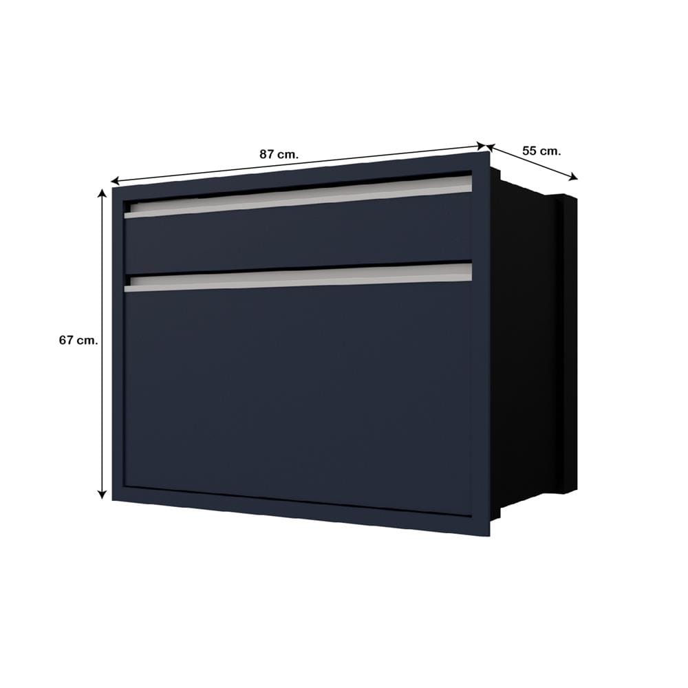 ตู้ลิ้นชัก JUPITER JUVENTAS 87x67 ซม. สีน้ำเงิน