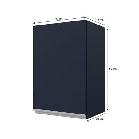 ตู้แขวนเดี่ยวเรียบ JUPITER JUVENTAS 40x60 ซม. สีน้ำเงิน_4