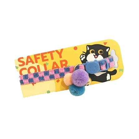 ปลอกคอสัตว์เลี้ยง KAFBO CHECKBOARD COLLAR สีชมพู/ฟ้า_0