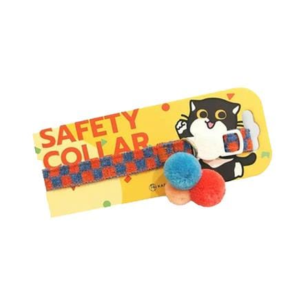 ปลอกคอสัตว์เลี้ยง KAFBO CHECKBOARD COLLAR สีแดง_0