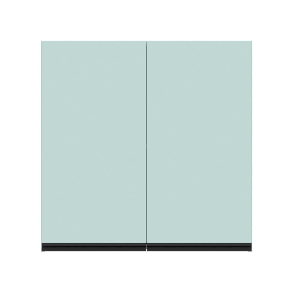 ตู้แขวนคู่เรียบ JUPITER JUVENTAS 80x80 ซม. สีเขียว
