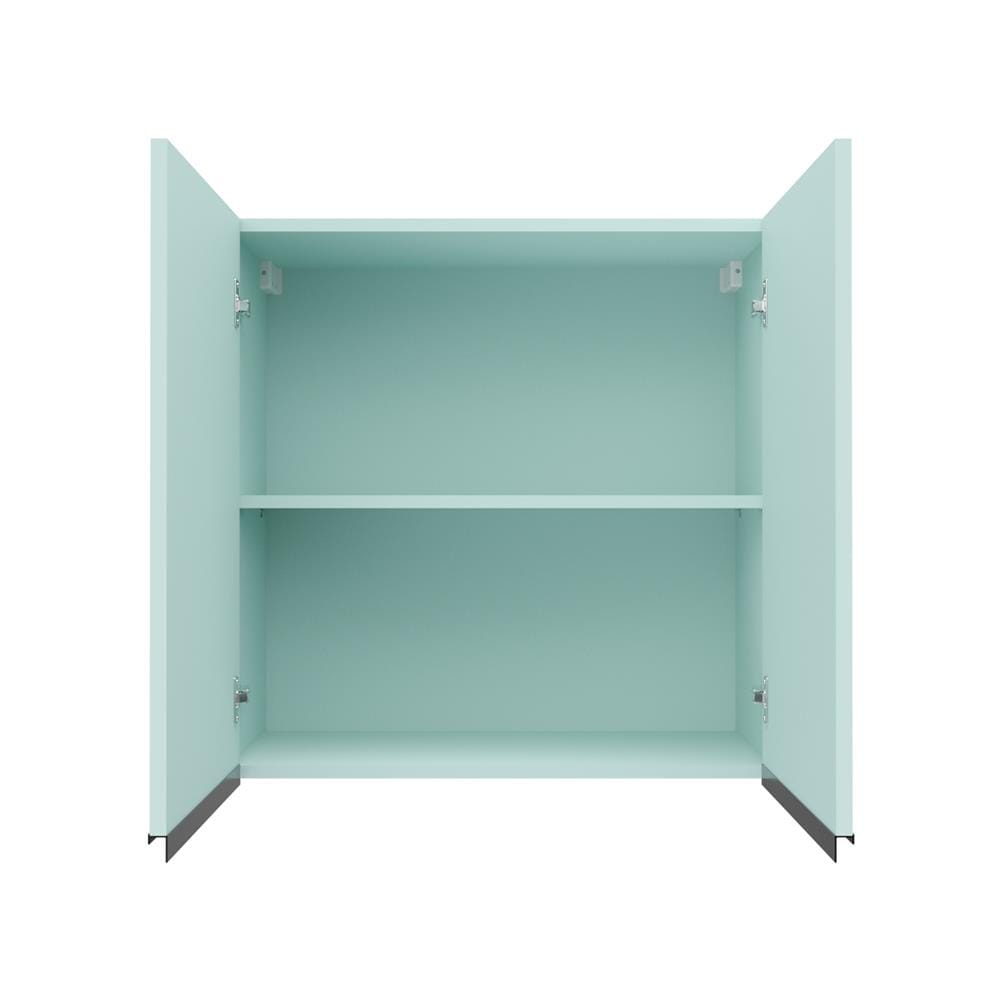 ตู้แขวนคู่เรียบ JUPITER JUVENTAS 80x80 ซม. สีเขียว