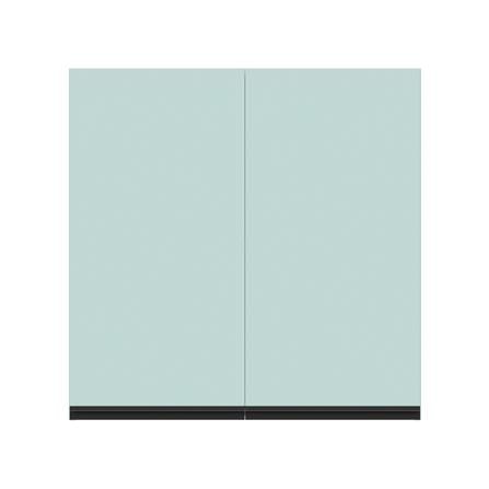 ตู้แขวนคู่เรียบ JUPITER JUVENTAS 80x80 ซม. สีเขียว_0