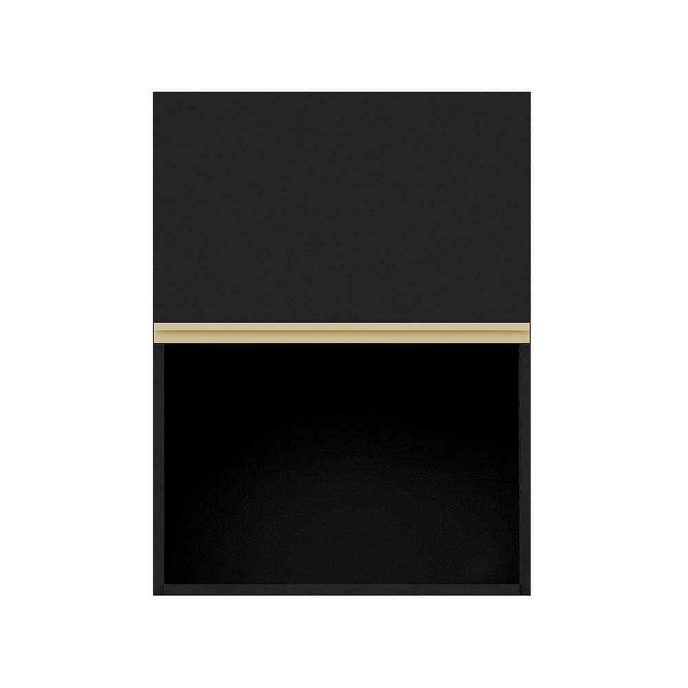 ตู้แขวนไมโครเวฟเรียบ JUPITER JUVENTAS 60x80 ซม. สีดำ