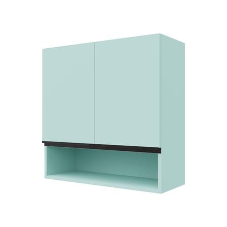 ตู้แขวนคู่เรียบช่องโล่ง D2 JUPITER JUVENTAS 80x80 ซม. สีเขียว_1