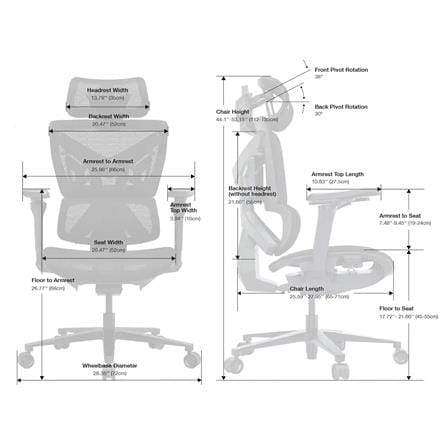 เก้าอี้เกมมิ่ง ANDA SEAT X-AIR PRO AD-WY-01-GGSP-G01 สีเทา_7