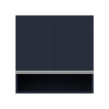 ตู้แขวนคู่เรียบช่องโล่ง D2 JUPITER JUVENTAS 80x80 ซม. สีน้ำเงิน_0