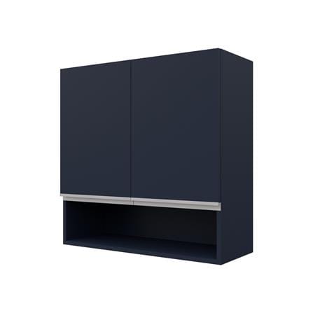 ตู้แขวนคู่เรียบช่องโล่ง D2 JUPITER JUVENTAS 80x80 ซม. สีน้ำเงิน_1