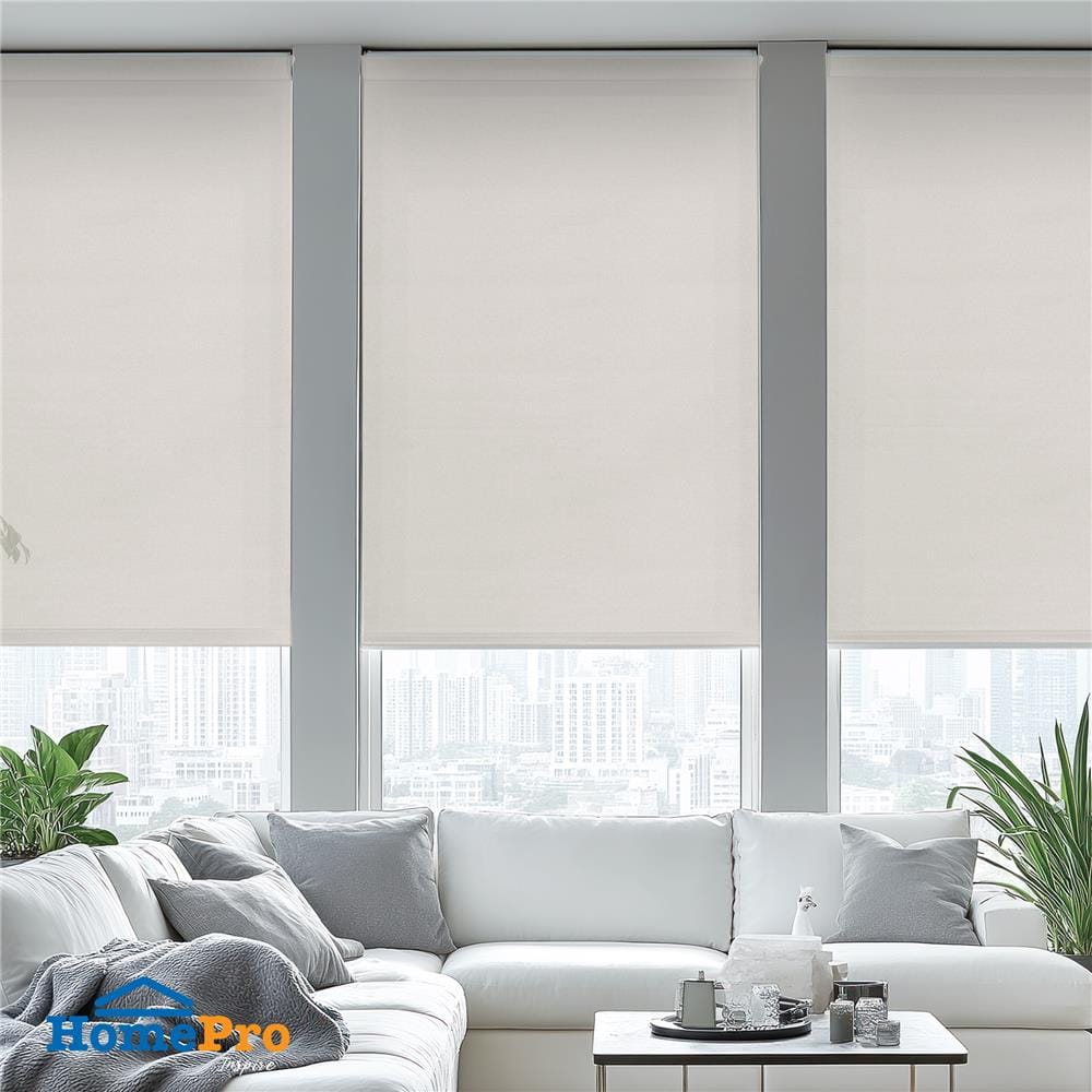ม่านม้วน HOME LIVING STYLE GARNER 120X210 ซม. สีครีม
