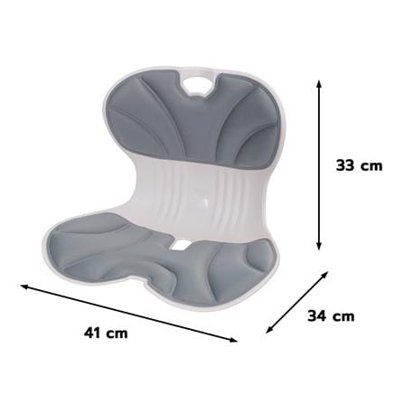 เบาะรองหลัง HOME LIVING STYLE ERGONO 16x13 นิ้ว สีเทา_7