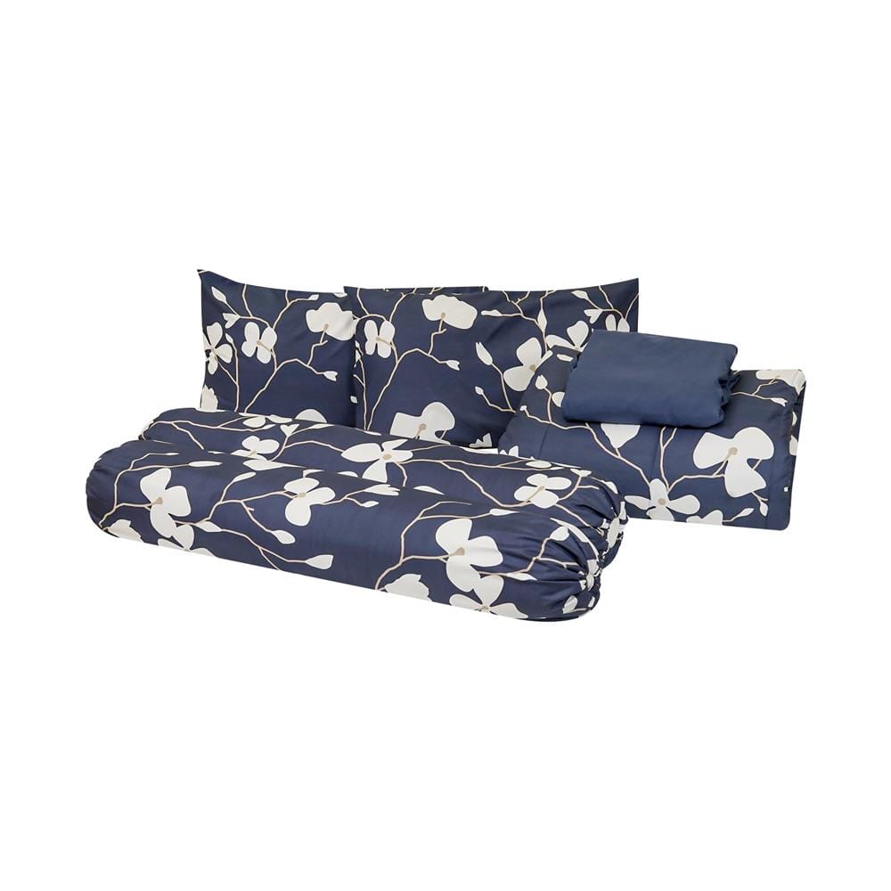 ชุดผ้าปูที่นอน 6 ฟุต (ชุด 6 ชิ้น) HOME LIVING STYLE VIBE สี NAVY