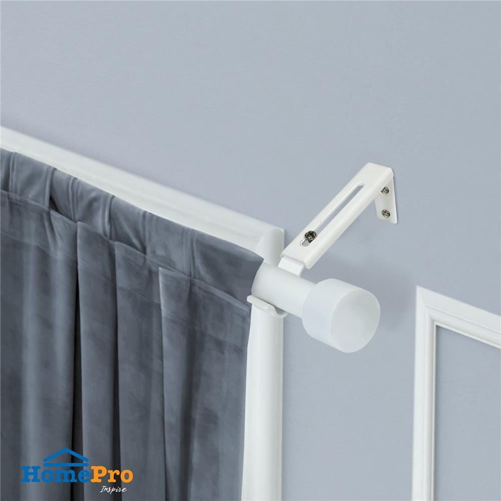 รางเหล็ก ยืดหด HOME LIVING STYLE CORK 110-210 ซม. สีขาว