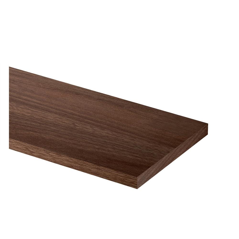 แผ่นชั้นไม้เมลามีน STACKO 120X30X1.6 ซม. โคลัมเบีย วอลนัท