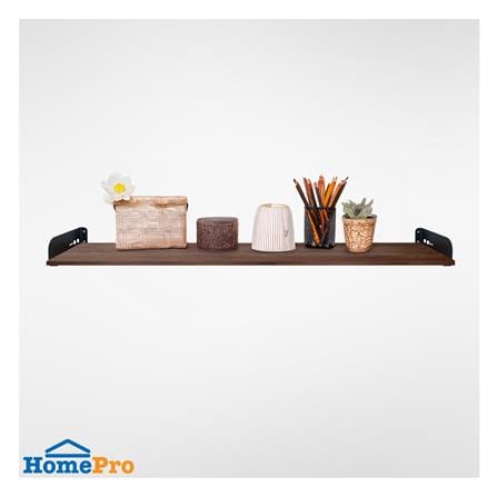 แผ่นชั้นไม้เมลามีน STACKO 120X30X1.6 ซม. โคลัมเบีย วอลนัท_3