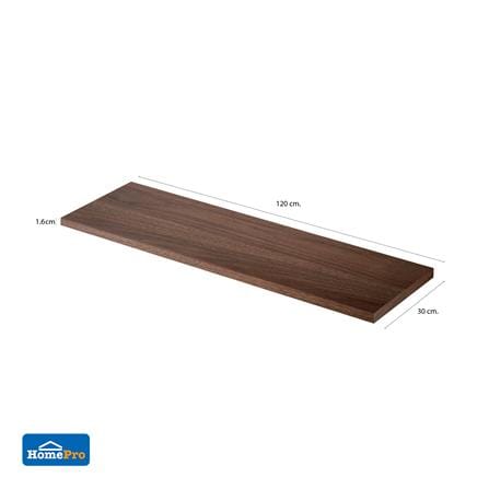 แผ่นชั้นไม้เมลามีน STACKO 120X30X1.6 ซม. โคลัมเบีย วอลนัท_4