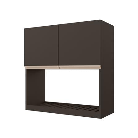 ตู้แขวนคว่ำจานเรียบ JUPITER JUVENTAS 80x80 ซม. สีน้ำตาล_1