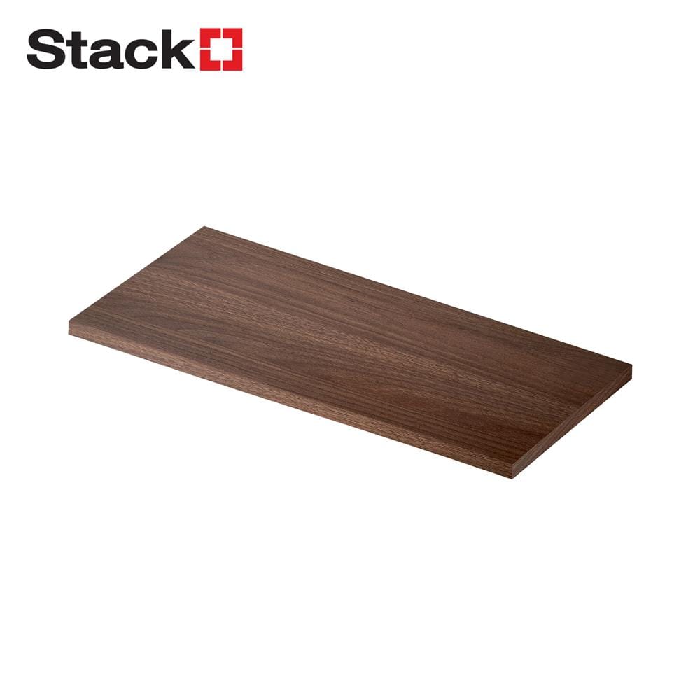แผ่นชั้นไม้เมลามีน STACKO 60X30X1.6 ซม. โคลัมเบีย วอลนัท