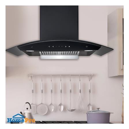 เครื่องดูดควันกระโจม LINEA NCW 90 T30 BLACK 90 ซม._3