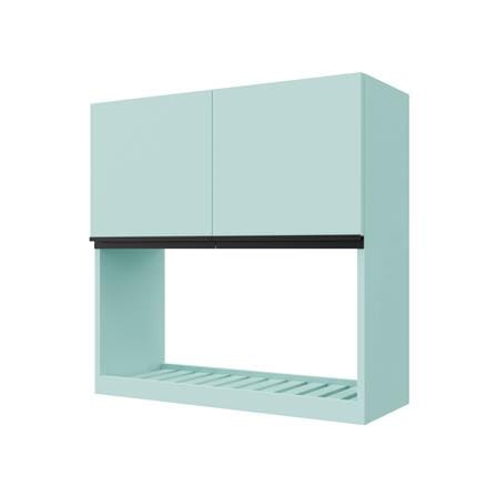 ตู้แขวนคว่ำจานเรียบ JUPITER JUVENTAS 80x80 ซม. สีเขียว_1