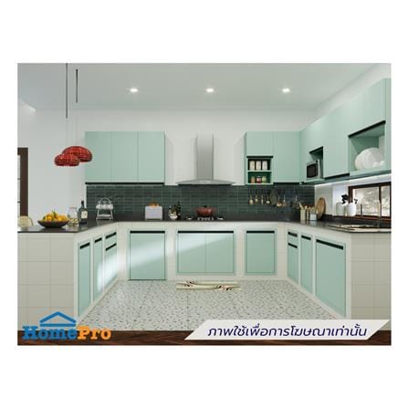 ตู้แขวนคว่ำจานเรียบ JUPITER JUVENTAS 80x80 ซม. สีเขียว_3