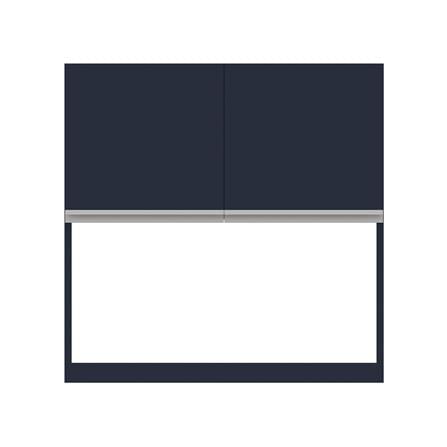 ตู้แขวนคว่ำจานเรียบ JUPITER JUVENTAS 80x80 ซม. สีน้ำเงิน_0