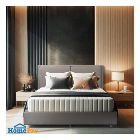 ฐานรองหัวเตียง 6 ฟุต SLUMBERLAND HAWTORNA สี GREY_4