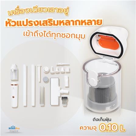 เครื่องดูดฝุ่นแบบด้าม NIKITO NK-HHV01 สีขาว_7