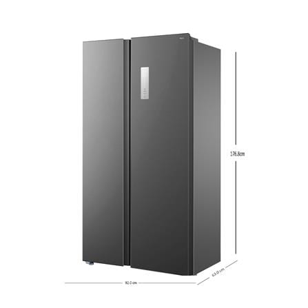 ตู้เย็น SIDE BY SIDE TCL RT50MPSBG 17.8 คิว สีเทา_7