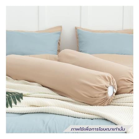 ชุดผ้าปูที่นอน 3.5 ฟุต (ชุด 4 ชิ้น) SANTA BEDDING สี CREAM/LIGHT BLUE_2