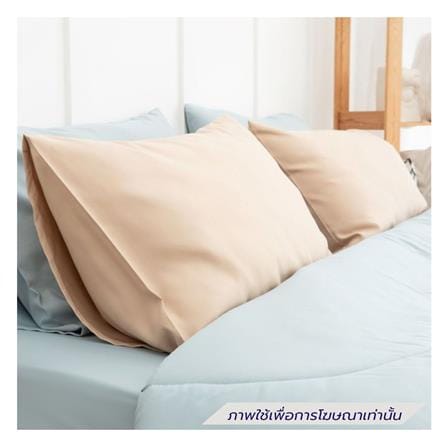 ชุดผ้าปูที่นอน 3.5 ฟุต (ชุด 4 ชิ้น) SANTA BEDDING สี LIGHT BLUE/CREAM_1