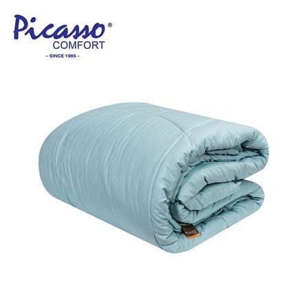 ผ้านวม PICASSO SMILE 100x90 นิ้ว สี GREEN MINT_0