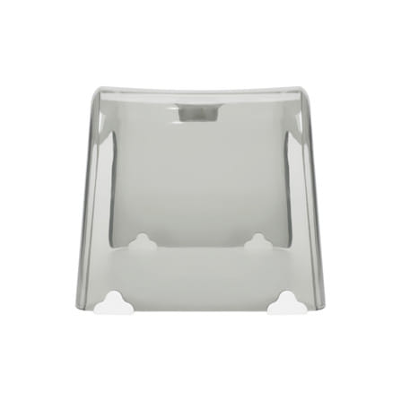 เก้าอี้เตี้ยพลาสติก ACCO SIZE S 34x21.5x19.5 ซม. สีเทาใส_2