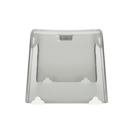 เก้าอี้เตี้ยพลาสติก ACCO SIZE S 34X21.5X19.5 ซม. สีเทาใส_2