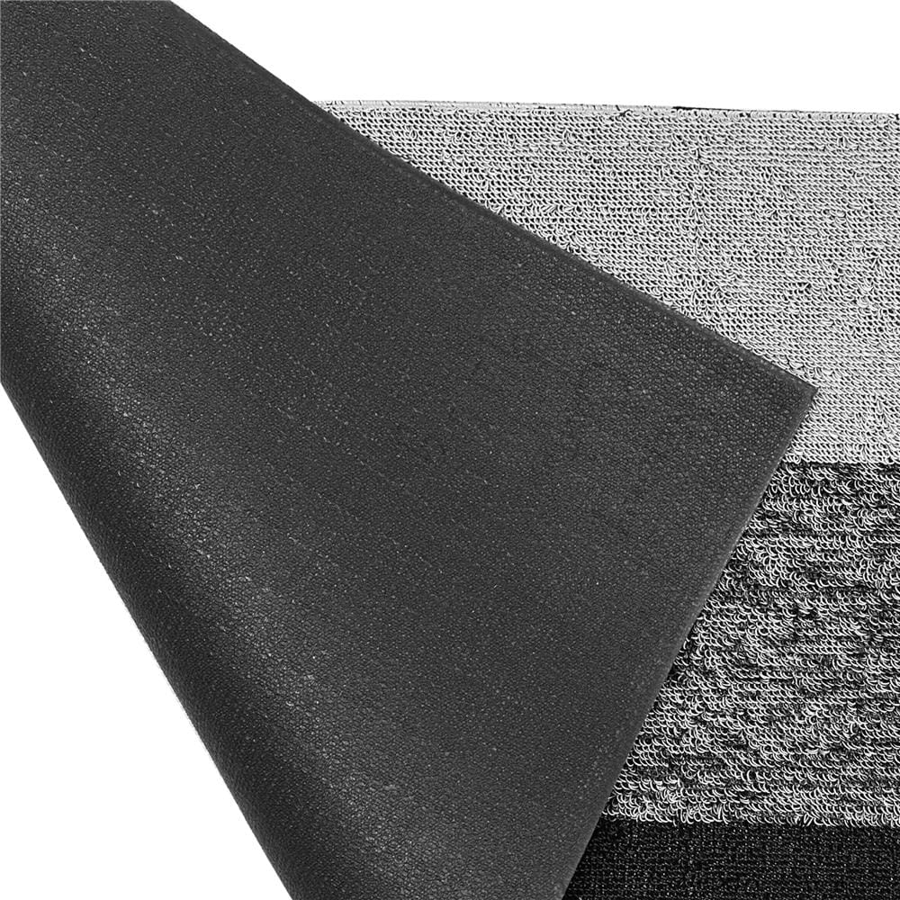 พรมเช็ดเท้าดักฝุ่น HOME LIVING STYLE SORT 45x75 ซม. สีเทา