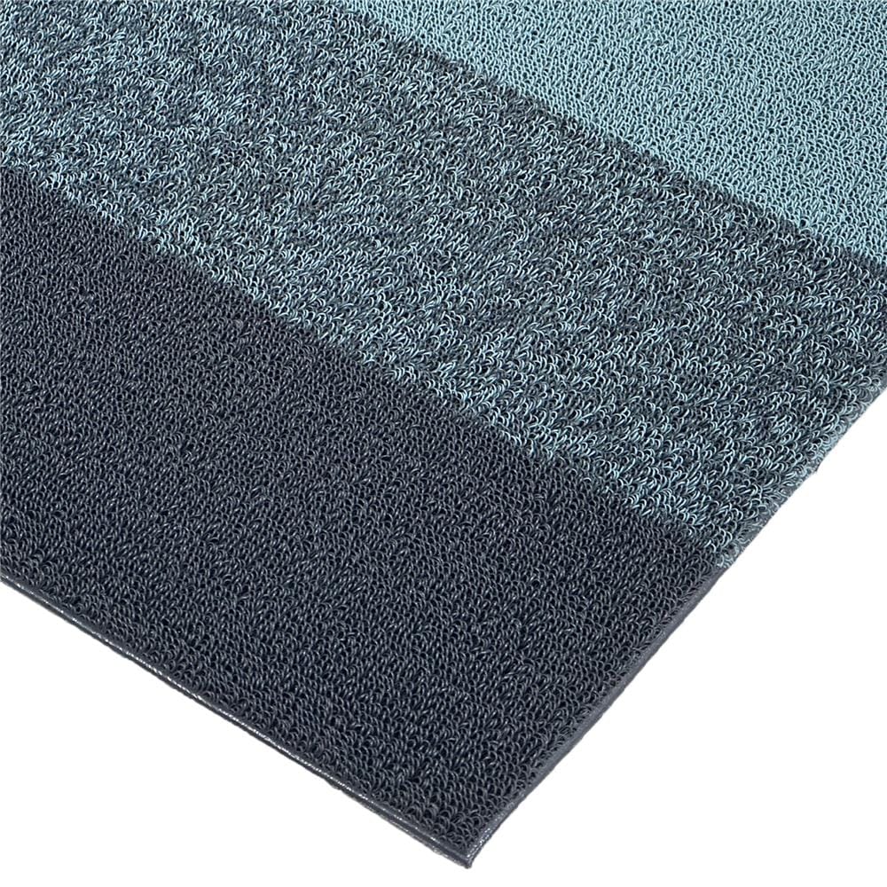 พรมเช็ดเท้าดักฝุ่น HOME LIVING STYLE SORT 45x75 ซม. สีน้ำเงิน